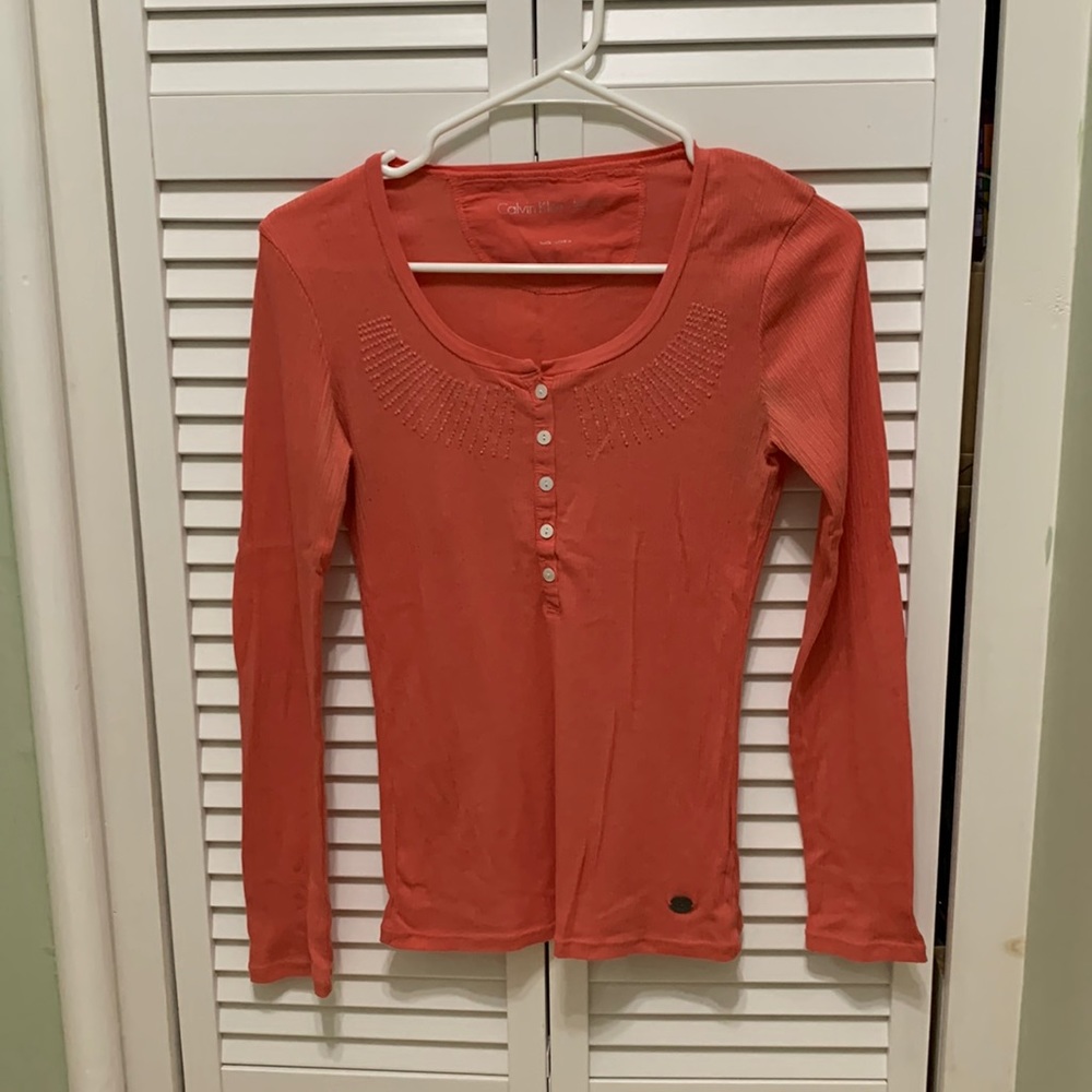 Calvin Klein sequined shirt